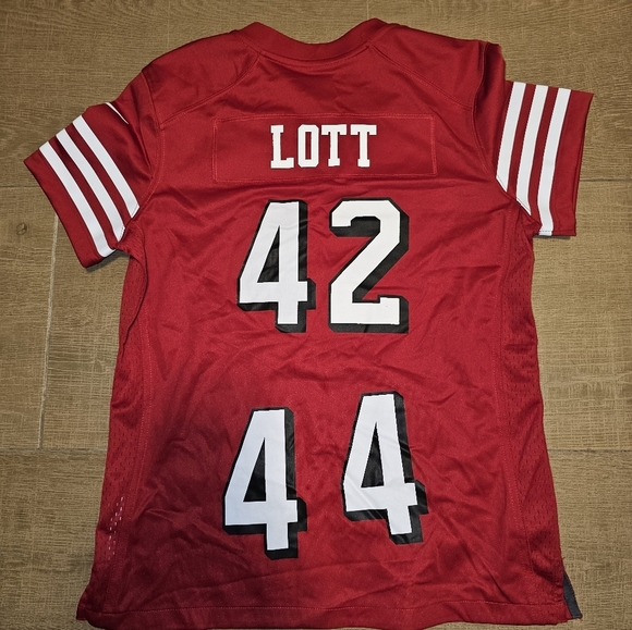 San Francisco 49ers Custom Lott Jersey Womens - Picture 2 of 3